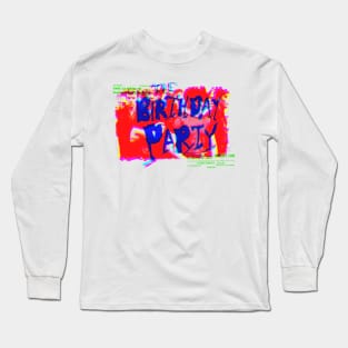 the birthday party cmyk graphic Long Sleeve T-Shirt